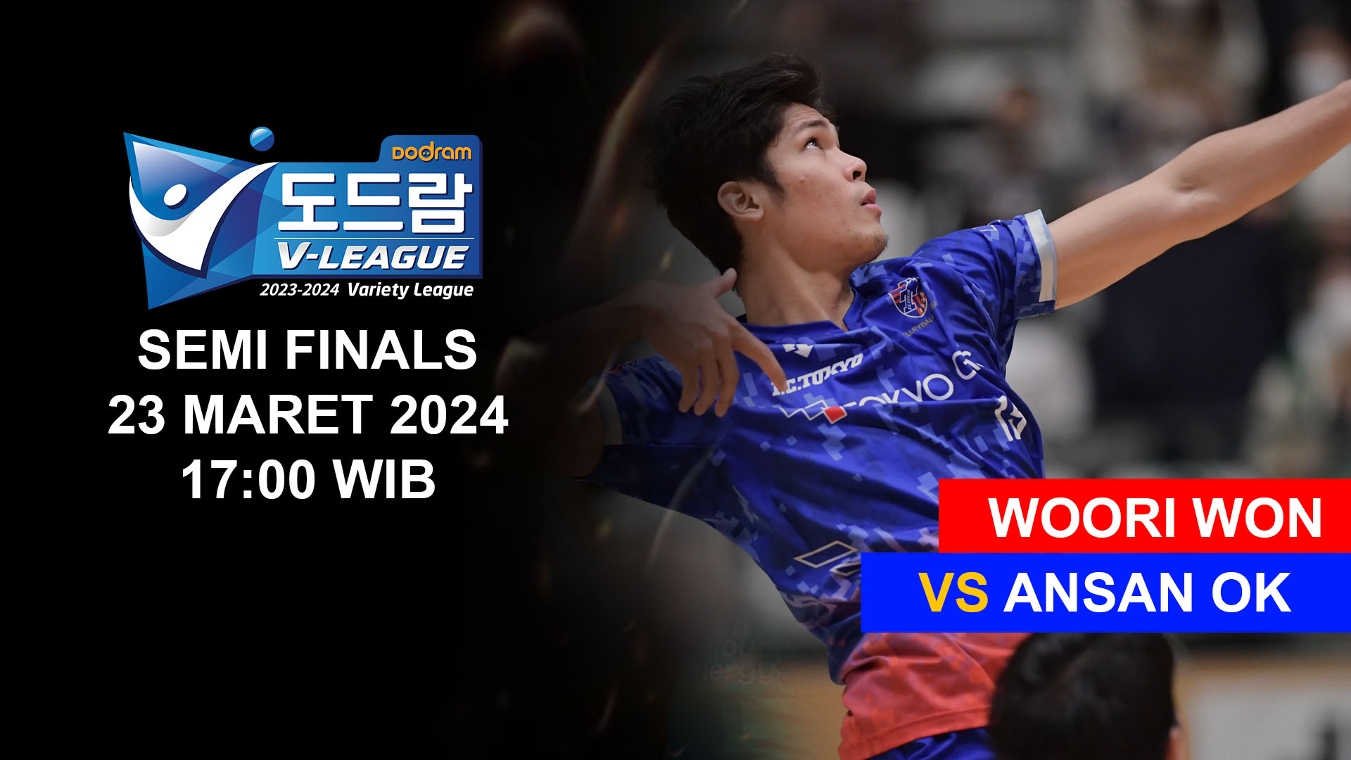 Semi Finals V-League: Woori Won VS Ansan OK (23/03/2024)